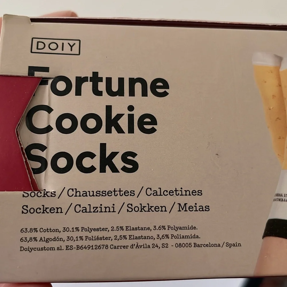 Fortune cookie socks